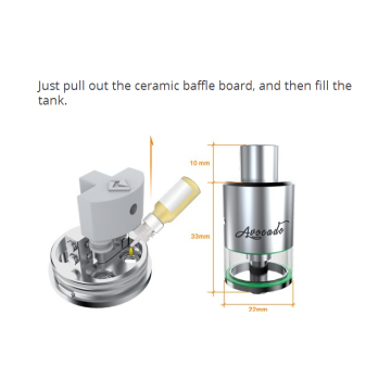 2016clone avocado RTA ss/black all in stock
